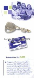 Clef Picard Vigie Mobile