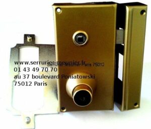 Serrure Bricard Rempart verticale main droite
