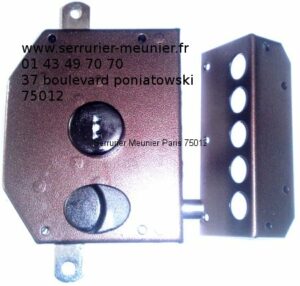 Serrure City Cavers 3 points main droite