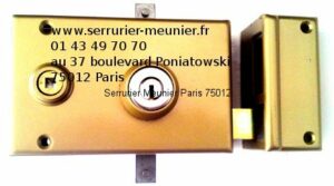 Serrure JPM Keso 2000 3 ou 5 points horizontale à fouillot main droite