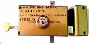 Serrure JPM Keso 2000 3 ou 5 points horizontale à tirage main droite