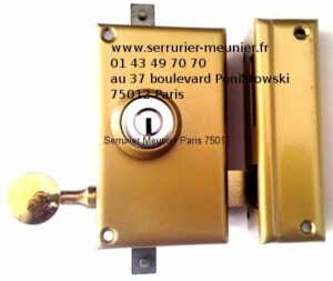 Serrure JPM Keso 2000 3 ou 5 points verticale à tirage main droite