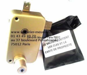 Serrure Laperche Rols verticale à fouillot main droite 3 ou 5 points