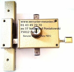 Serrure Muel 3 ou 5 points horizontale à tirage main droite