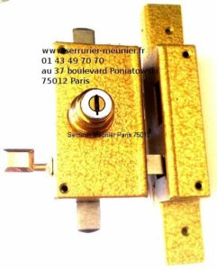 Serrure Muel 3 ou 5 points verticale à tirage main droite