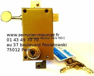 Serrure Pollux 3 ou 5 points verticale à tirage main droite